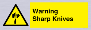 Warning Sharp Knives